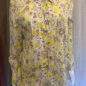 Old Navy plus size XXL 2x floral print blouse